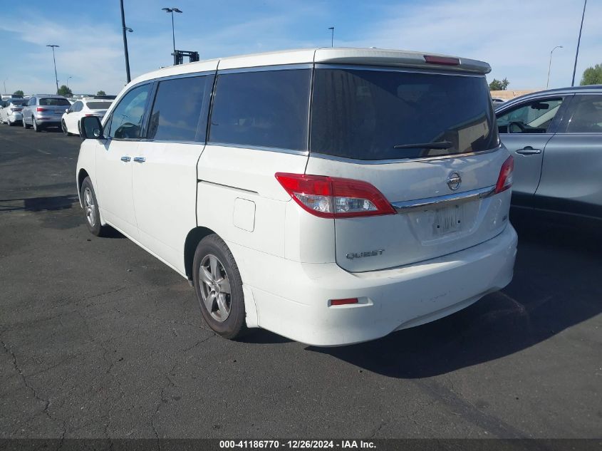 2012 Nissan Quest Sv VIN: JN8AE2KPXC9047925 Lot: 41186770