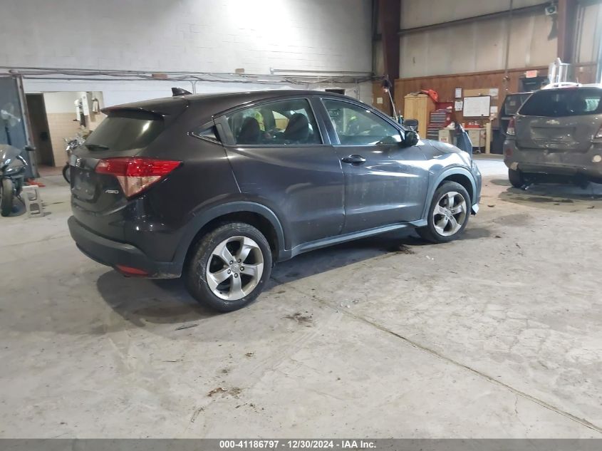 2018 Honda Hr-V Lx VIN: 3CZRU6H39JG717713 Lot: 41186797