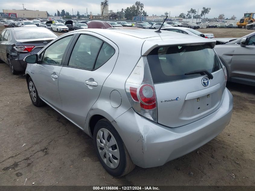 2014 Toyota Prius C One VIN: JTDKDTB33E1575118 Lot: 41186806