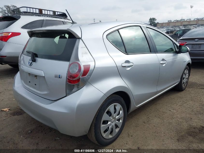 2014 Toyota Prius C One VIN: JTDKDTB33E1575118 Lot: 41186806