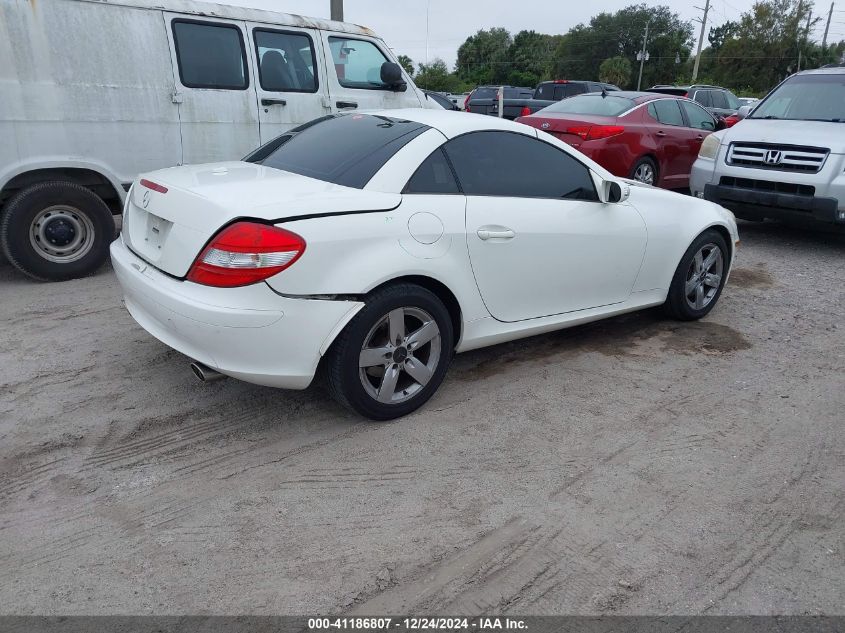 2006 Mercedes-Benz Slk 280 VIN: WDBWK54F26F096492 Lot: 41186807