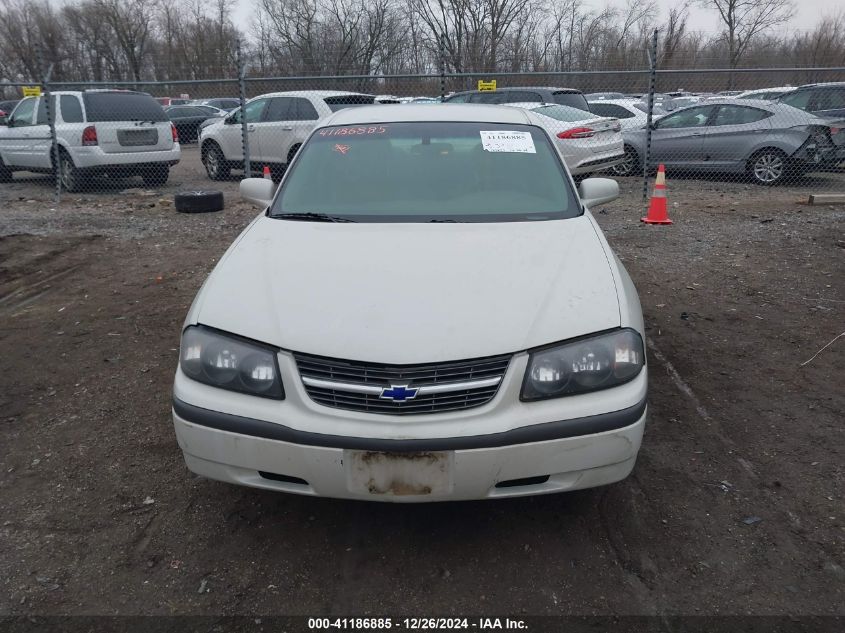 2003 Chevrolet Impala VIN: 2G1WF52E439151117 Lot: 41186885