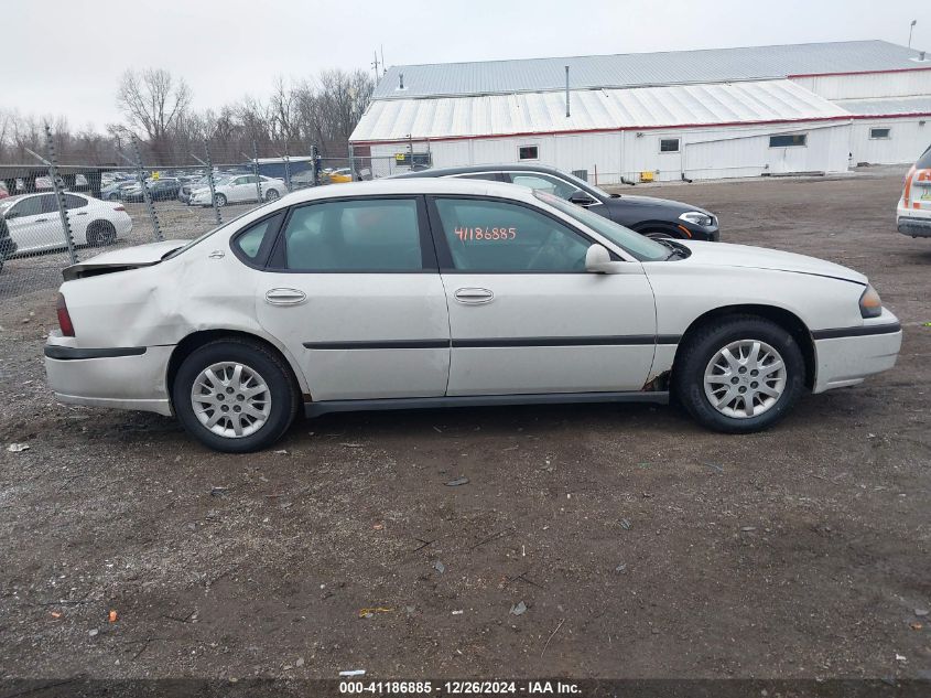 2003 Chevrolet Impala VIN: 2G1WF52E439151117 Lot: 41186885