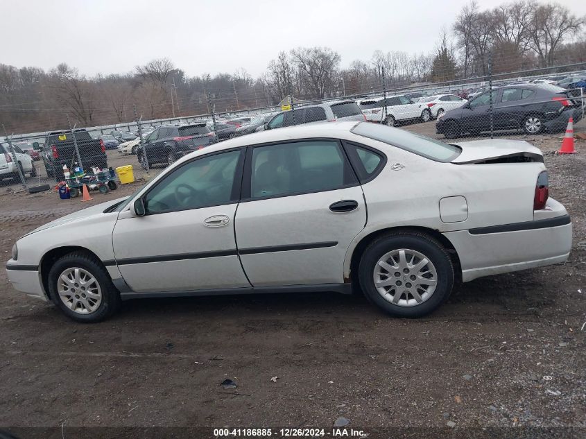 2003 Chevrolet Impala VIN: 2G1WF52E439151117 Lot: 41186885