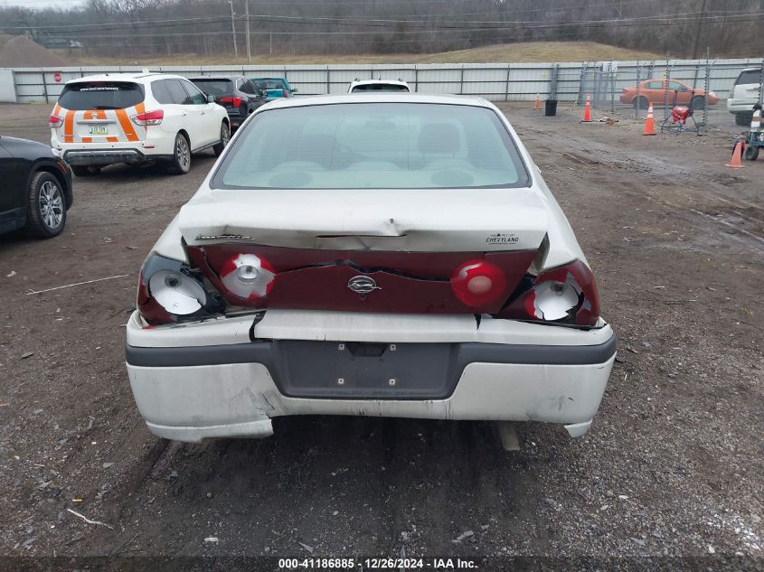 2003 Chevrolet Impala VIN: 2G1WF52E439151117 Lot: 41186885