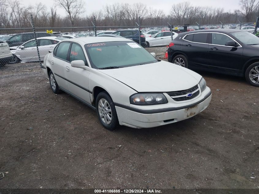 2003 Chevrolet Impala VIN: 2G1WF52E439151117 Lot: 41186885