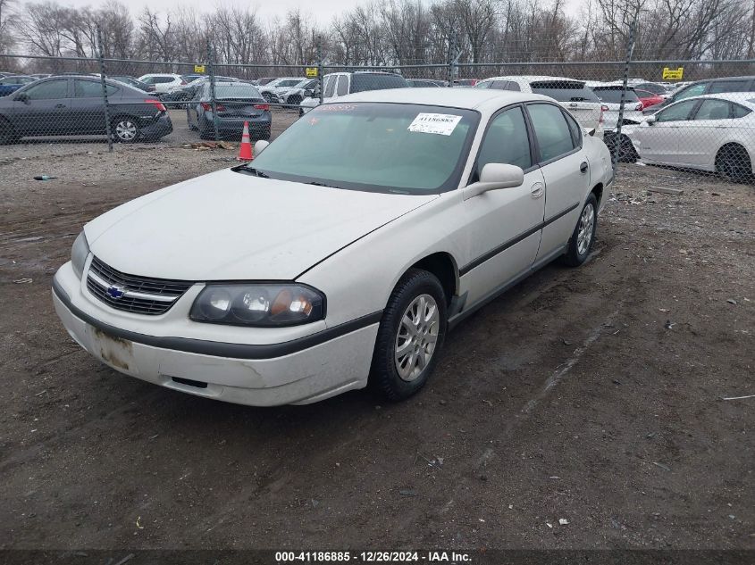 2003 Chevrolet Impala VIN: 2G1WF52E439151117 Lot: 41186885