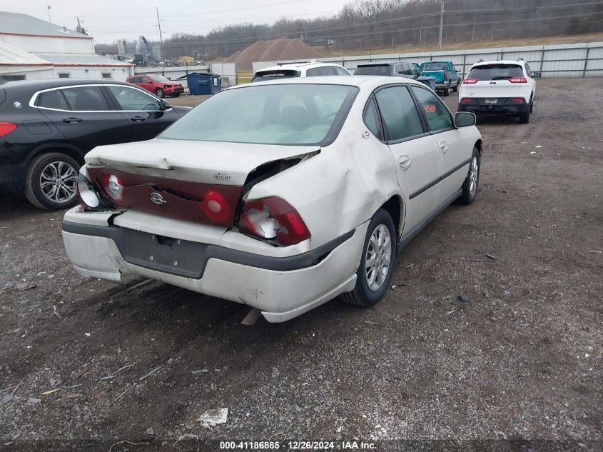 2003 Chevrolet Impala VIN: 2G1WF52E439151117 Lot: 41186885