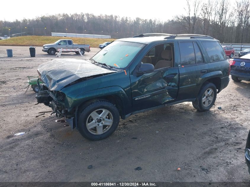 2002 Chevrolet Trailblazer VIN: 1GNDT13S522436336 Lot: 41186941