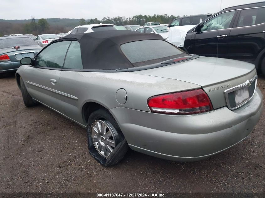 2006 Chrysler Sebring Touring VIN: 1C3EL55R86N107802 Lot: 41187047