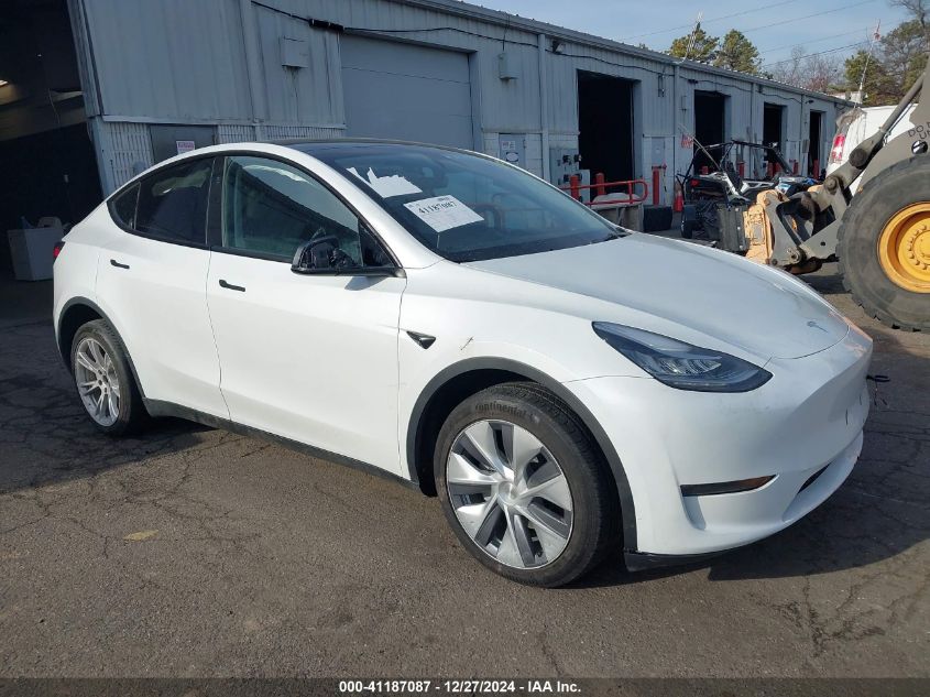 2023 Tesla Model Y Awd/Long Range Dual Motor All-Wheel Drive VIN: 7SAYGDEE2PA155638 Lot: 41187087