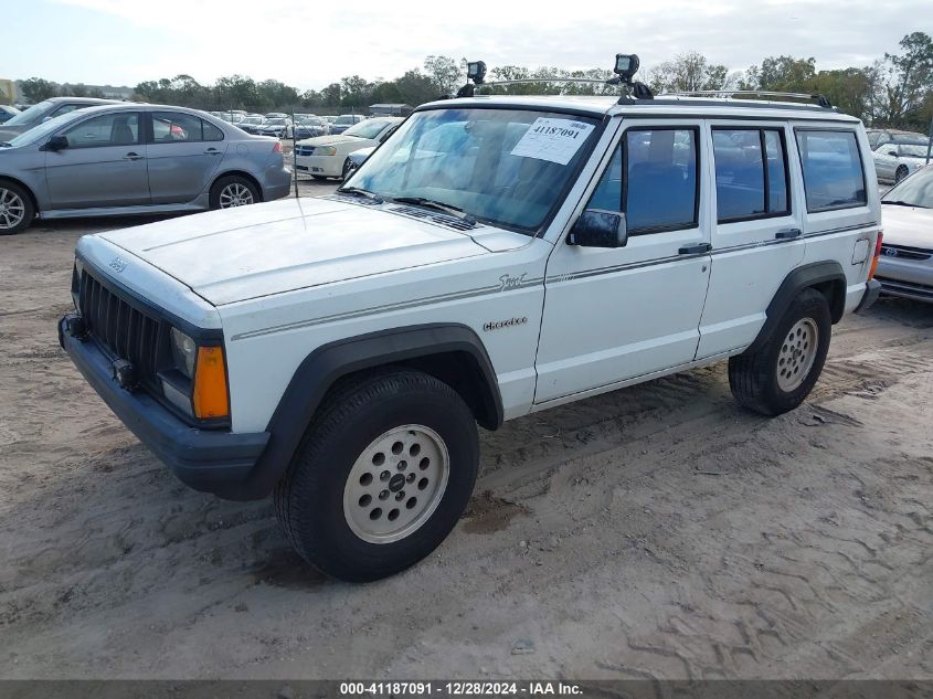 1992 Jeep Cherokee Sport VIN: 1J4FT88S8NL226213 Lot: 41187091