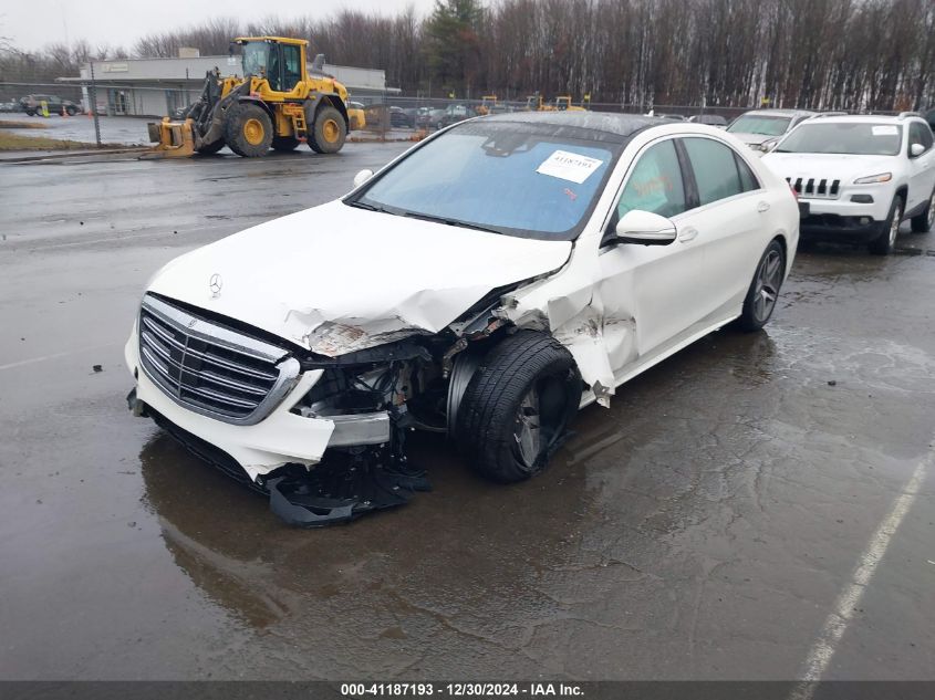 2019 Mercedes-Benz S 450 4Matic VIN: WDDUG6EB5KA466259 Lot: 41187193