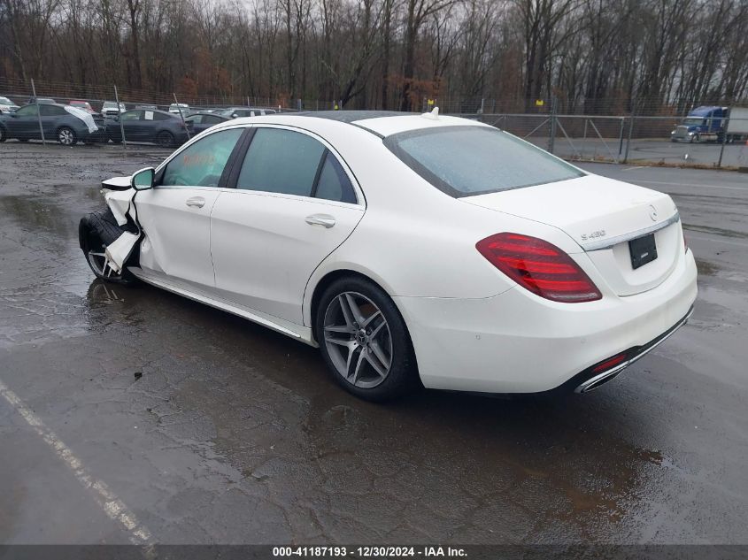 2019 Mercedes-Benz S 450 4Matic VIN: WDDUG6EB5KA466259 Lot: 41187193