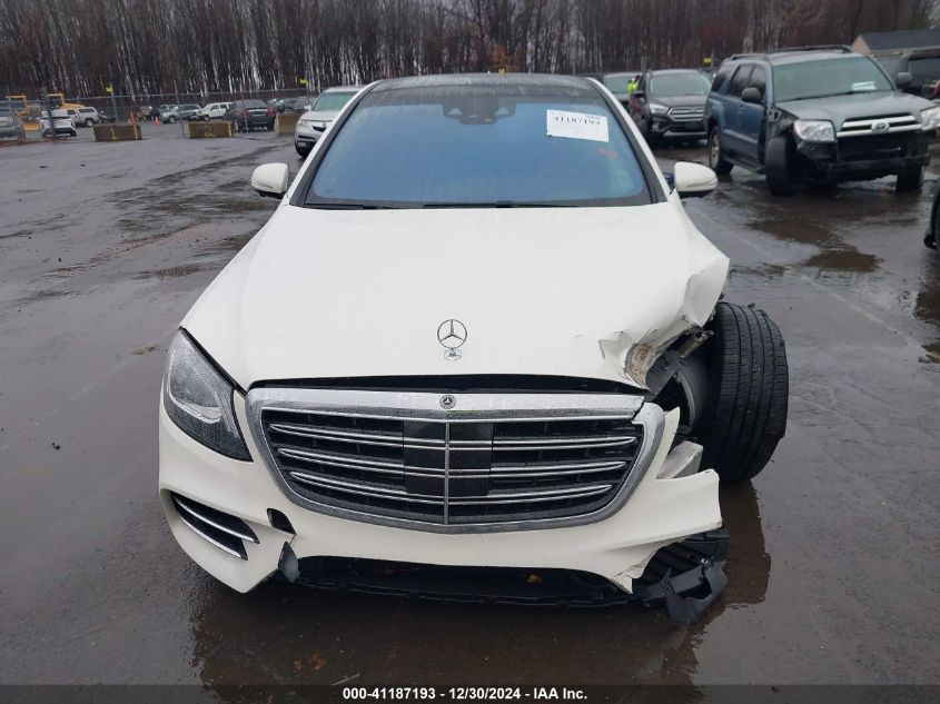 2019 Mercedes-Benz S 450 4Matic VIN: WDDUG6EB5KA466259 Lot: 41187193