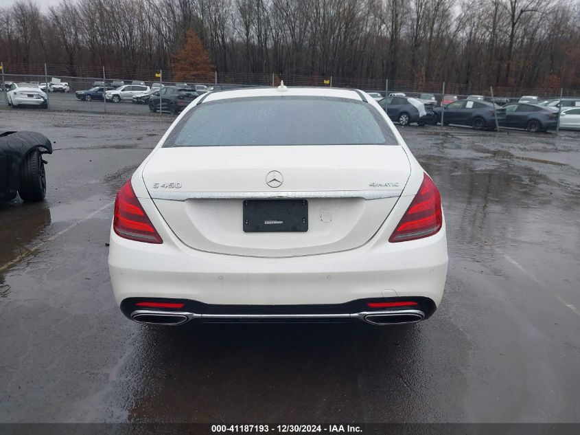 2019 Mercedes-Benz S 450 4Matic VIN: WDDUG6EB5KA466259 Lot: 41187193