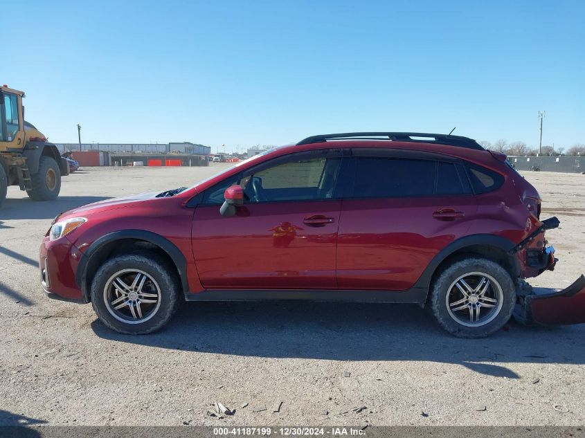 2016 Subaru Crosstrek 2.0I Premium VIN: JF2GPABCXG9218297 Lot: 41187199