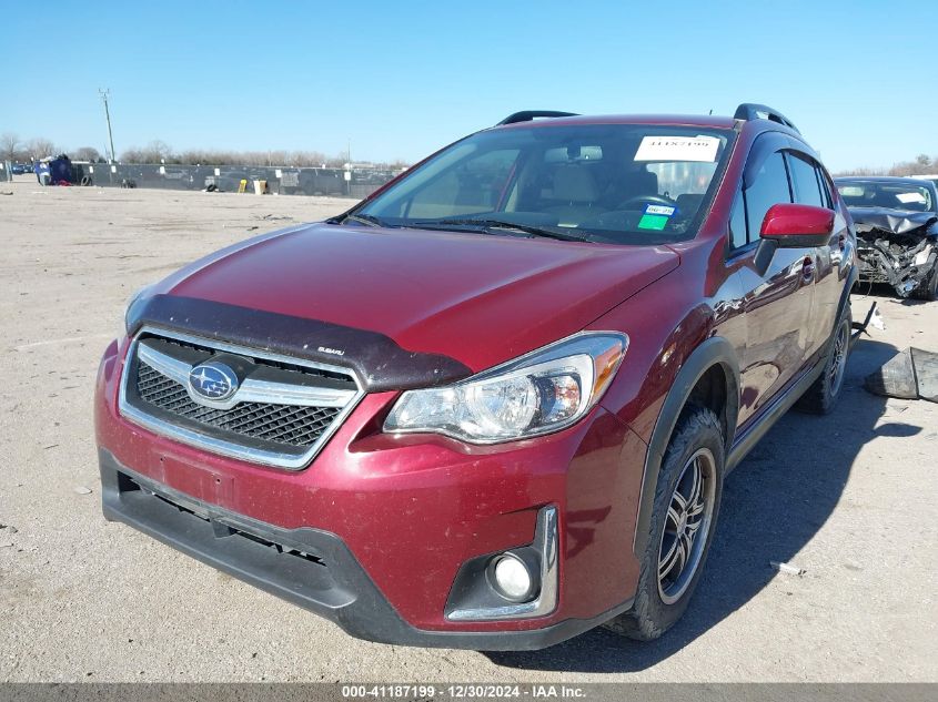 2016 Subaru Crosstrek 2.0I Premium VIN: JF2GPABCXG9218297 Lot: 41187199