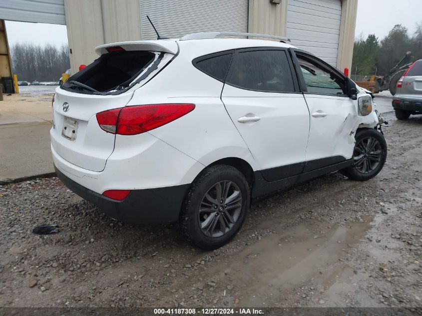 2014 Hyundai Tucson Se VIN: KM8JU3AG9EU897272 Lot: 41187308