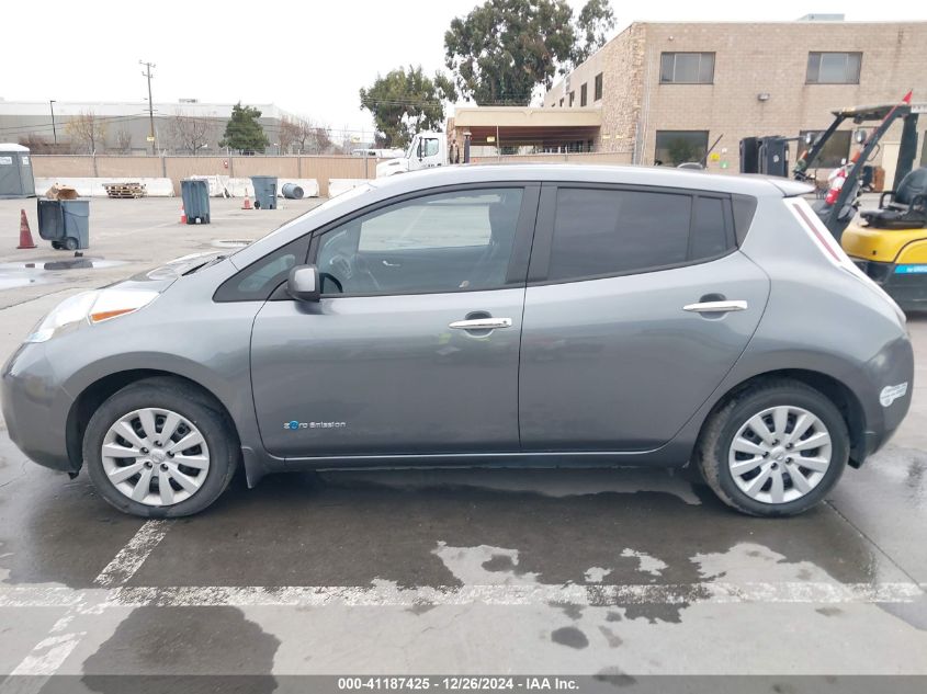 2015 Nissan Leaf S VIN: 1N4AZ0CP2FC315852 Lot: 41187425