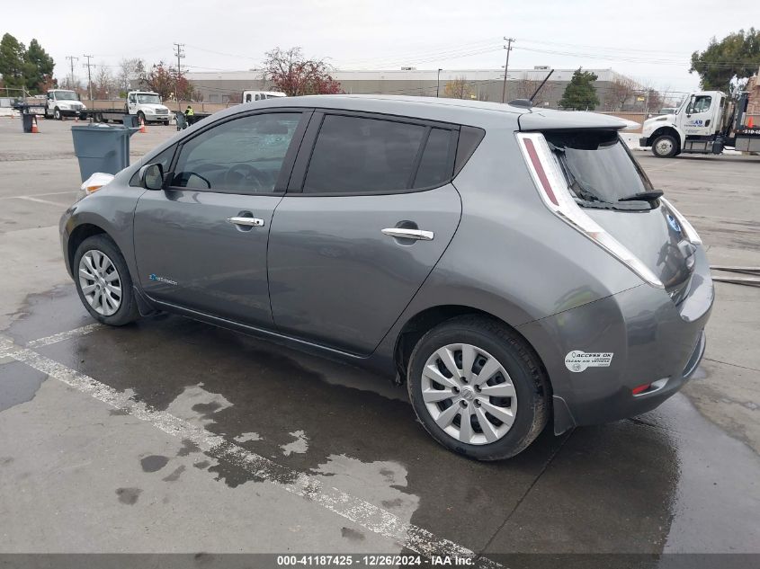 2015 Nissan Leaf S VIN: 1N4AZ0CP2FC315852 Lot: 41187425