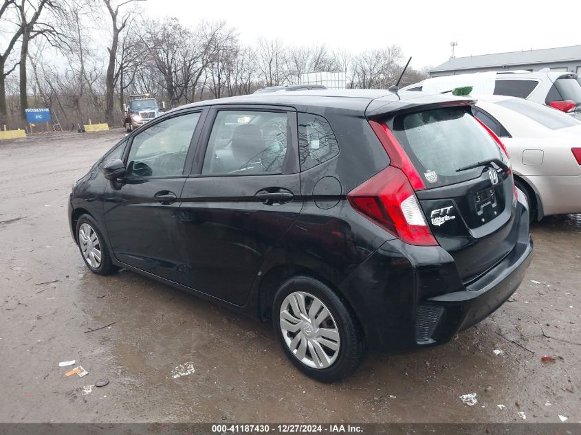 2015 Honda Fit Lx VIN: 3HGGK5H56FM718598 Lot: 41187430