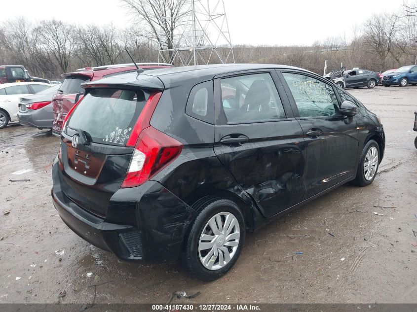 2015 Honda Fit Lx VIN: 3HGGK5H56FM718598 Lot: 41187430