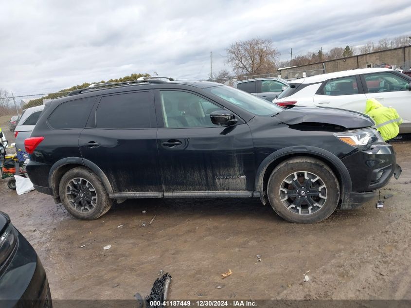 2019 Nissan Pathfinder Sl VIN: 5N1DR2MM3KC649949 Lot: 41187449