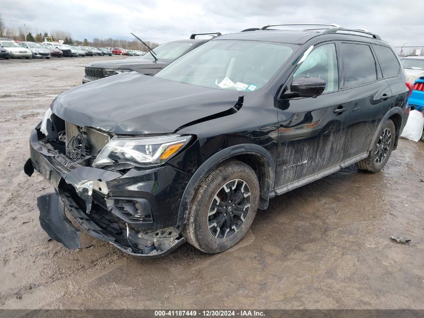 2019 Nissan Pathfinder Sl VIN: 5N1DR2MM3KC649949 Lot: 41187449