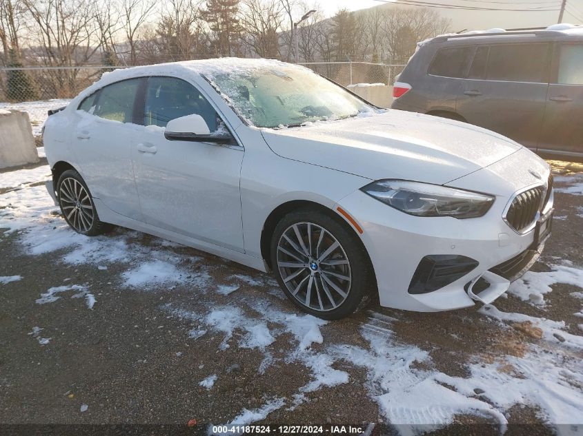 2022 BMW 228 Gran Coupe I xDrive VIN: WBA73AK03N7K53818 Lot: 41187524