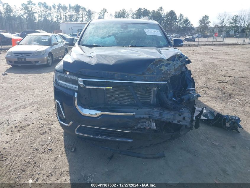 2021 GMC Acadia Awd Slt VIN: 1GKKNULS9MZ141900 Lot: 41187532