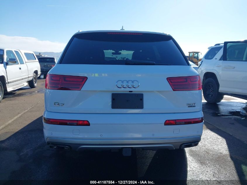 2017 Audi Q7 3.0T Premium VIN: WA1LAAF74HD034090 Lot: 41187554