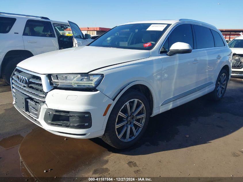 2017 Audi Q7 3.0T Premium VIN: WA1LAAF74HD034090 Lot: 41187554