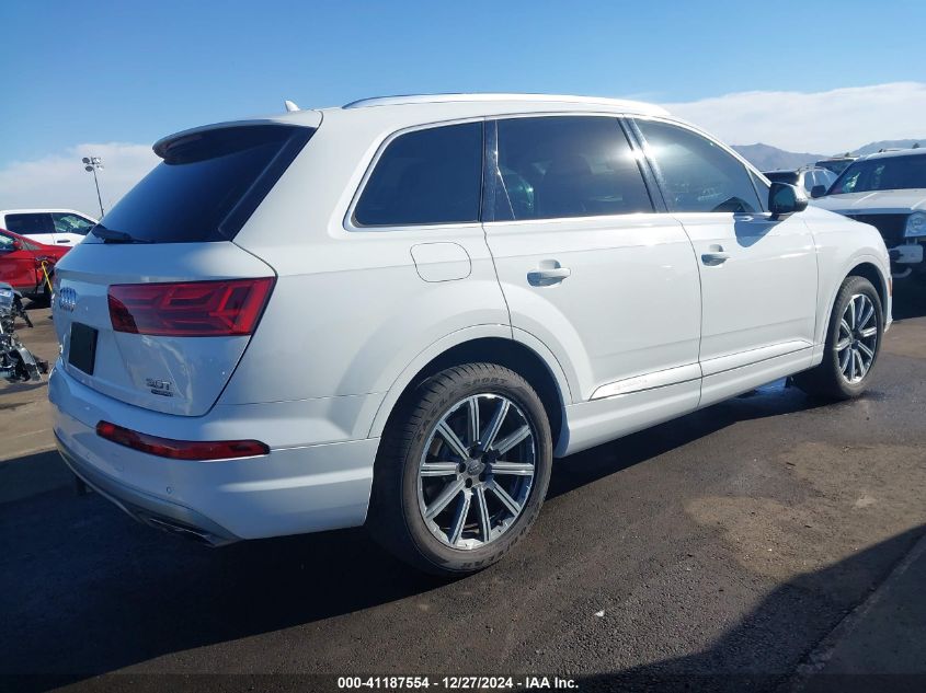 2017 Audi Q7 3.0T Premium VIN: WA1LAAF74HD034090 Lot: 41187554