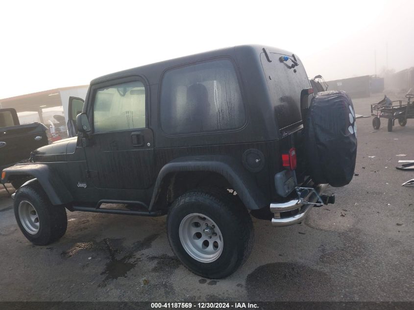 2003 Jeep Wrangler / Tj Se VIN: 1J4FA29193P313181 Lot: 41187569