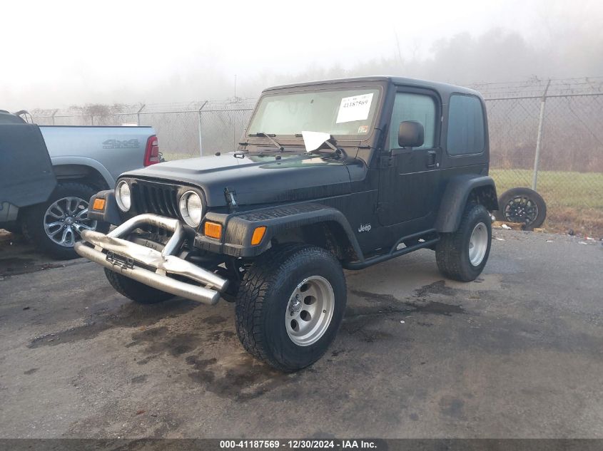 2003 Jeep Wrangler / Tj Se VIN: 1J4FA29193P313181 Lot: 41187569