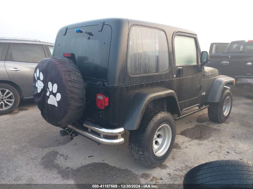 2003 Jeep Wrangler / Tj Se VIN: 1J4FA29193P313181 Lot: 41187569