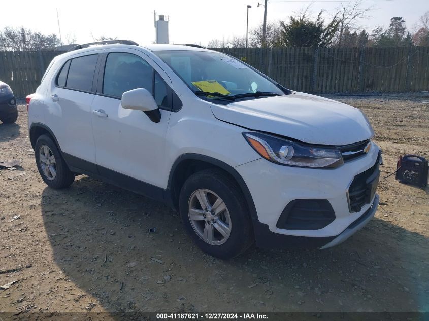 2021 Chevrolet Trax Awd Lt VIN: KL7CJPSM8MB374852 Lot: 41187621