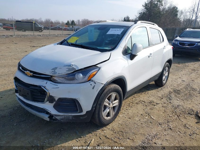 2021 Chevrolet Trax Awd Lt VIN: KL7CJPSM8MB374852 Lot: 41187621