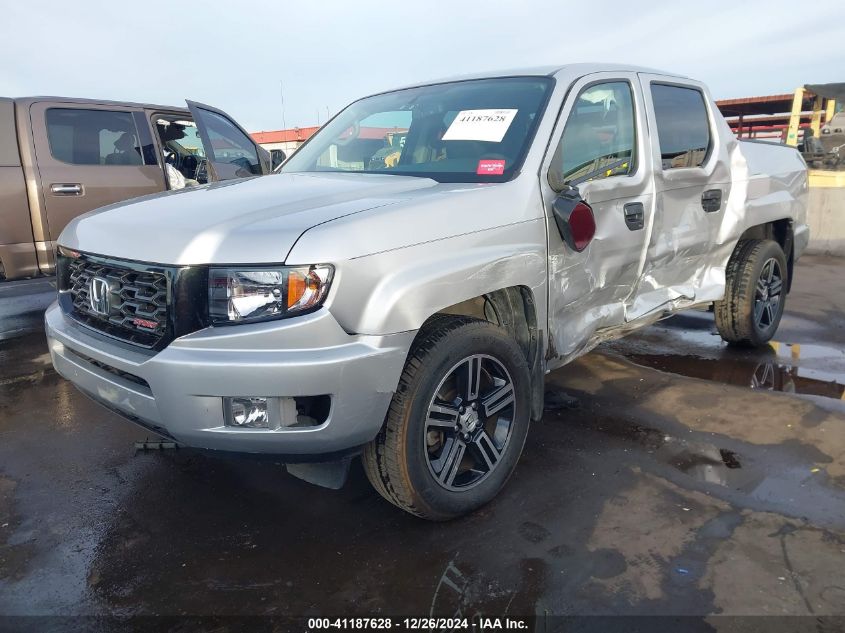 2014 Honda Ridgeline Sport VIN: 5FPYK1F70EB002631 Lot: 41187628