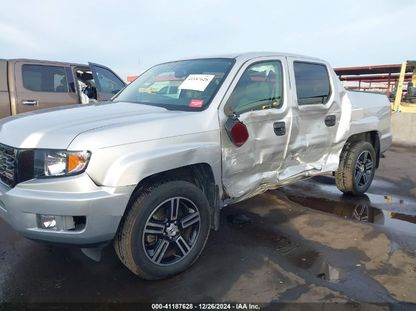 2014 Honda Ridgeline Sport VIN: 5FPYK1F70EB002631 Lot: 41187628