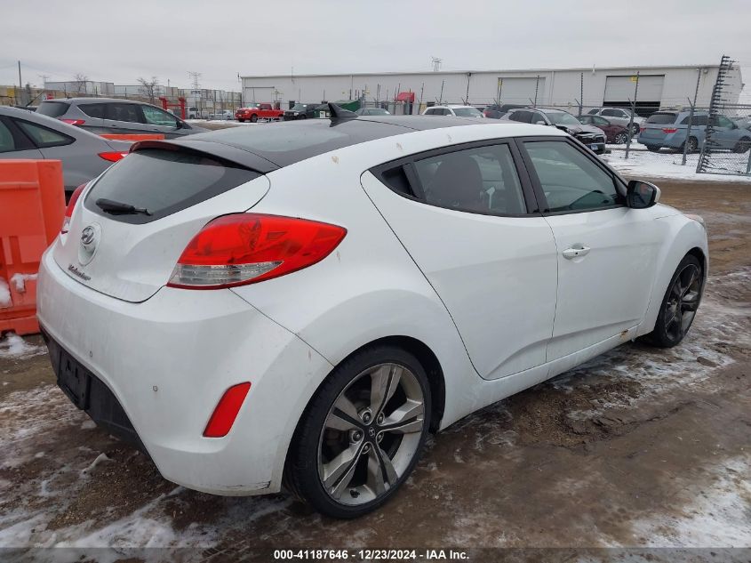 2012 Hyundai Veloster Red Int VIN: KMHTC6AD0CU032030 Lot: 41187646