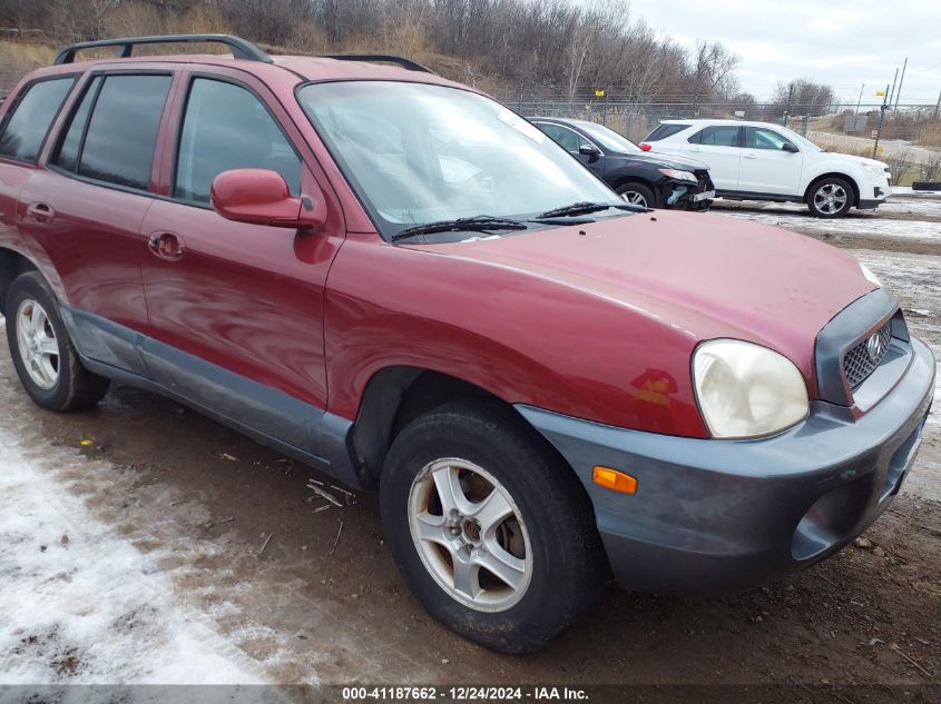 2003 Hyundai Santa Fe Gls/Lx VIN: KM8SC13D43U520912 Lot: 41187662