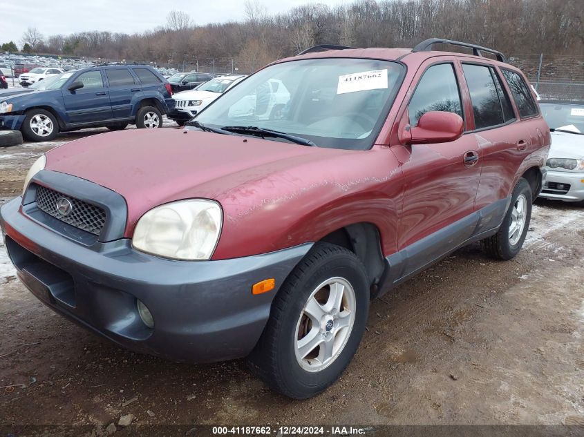 2003 Hyundai Santa Fe Gls/Lx VIN: KM8SC13D43U520912 Lot: 41187662