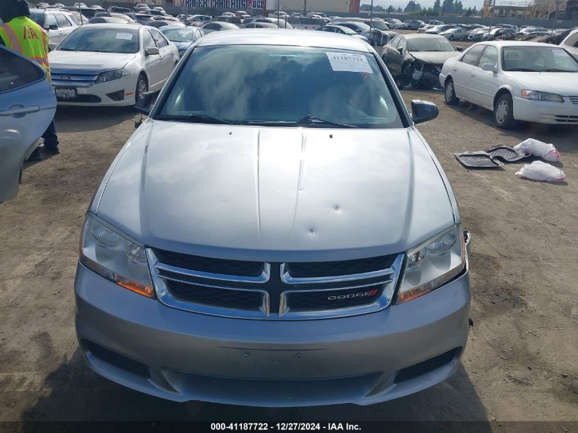 2013 Dodge Avenger Se VIN: 1C3CDZABXDN645208 Lot: 41187722