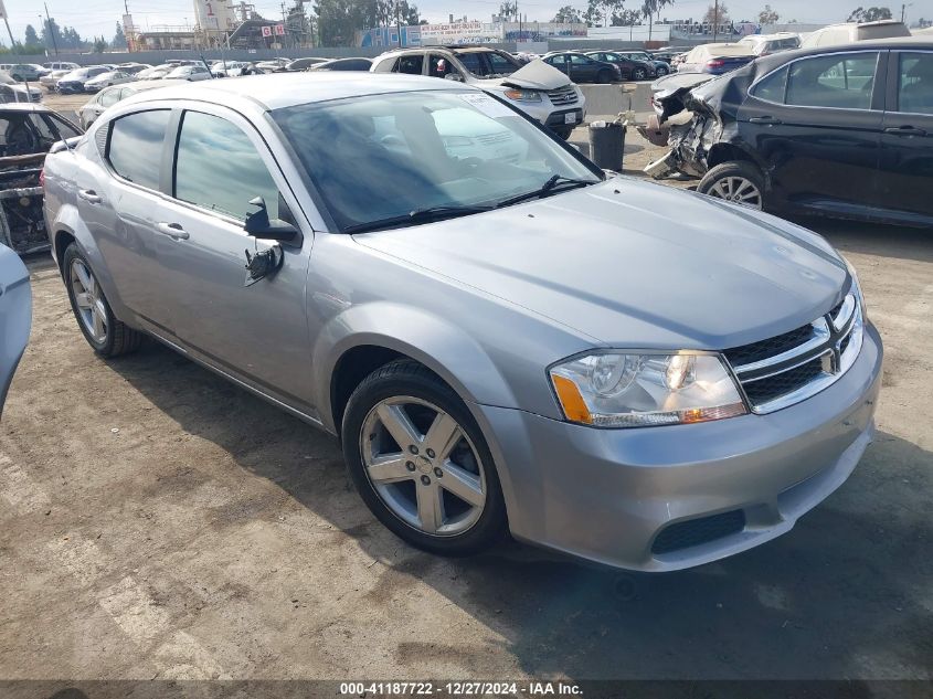 2013 Dodge Avenger Se VIN: 1C3CDZABXDN645208 Lot: 41187722