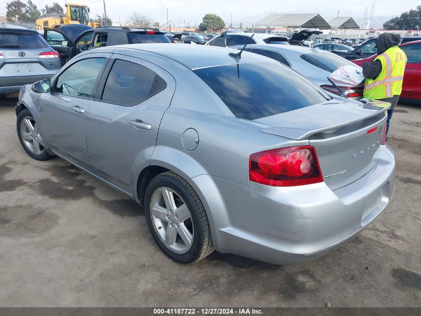 2013 Dodge Avenger Se VIN: 1C3CDZABXDN645208 Lot: 41187722