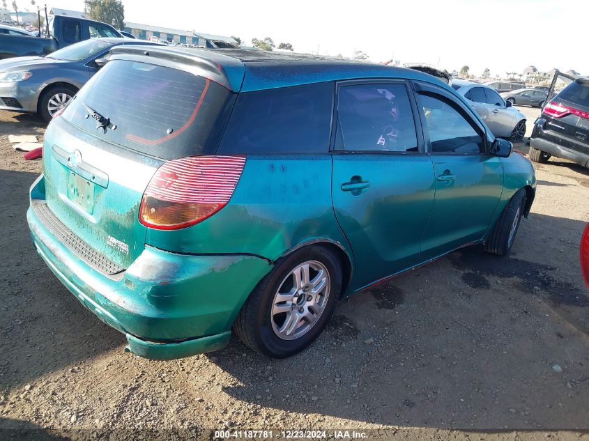 2003 Toyota Matrix Xrs VIN: 2T1KY32E23C149869 Lot: 41187781