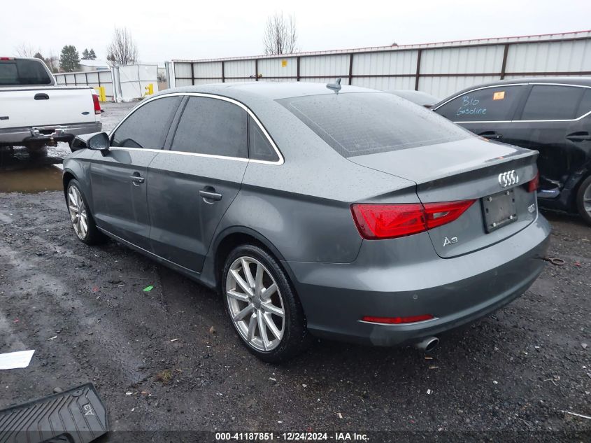 2016 Audi A3 2.0T Premium VIN: WAUE8GFF2G1080406 Lot: 41187851