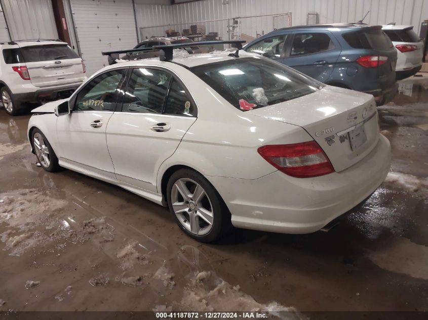 2010 Mercedes-Benz C-Class C 300 Sport/Luxury 4Matic VIN: WDDGF8BBXAR118392 Lot: 41187872